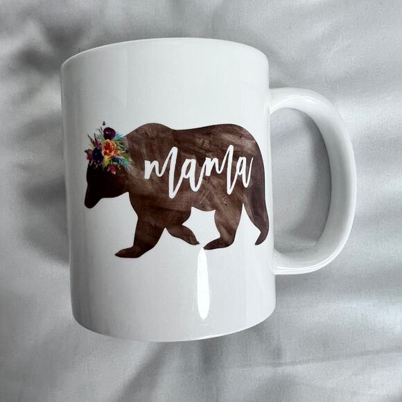 ✨Mama & Papa Bear Coffee Mug Set – Cute Matching Couple Gift White Ceramic Mugs - Picture 5 of 8